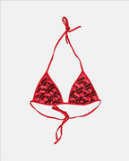Strandmode Haut de bikini Greca Versace Rot Femme