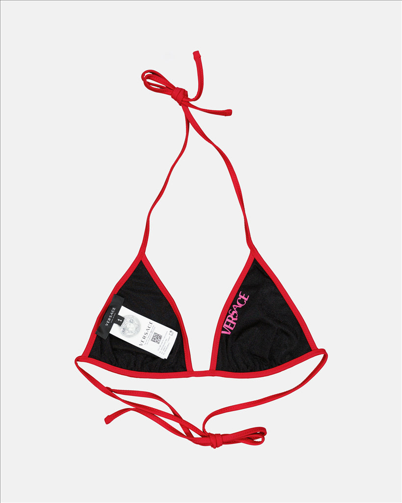 Strandmode Haut de bikini Greca Versace Rot Femme