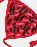 Strandmode Haut de bikini Greca Versace Rot Femme