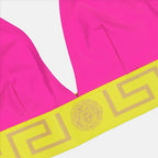 Strandmode Haut de bikini Medusa Greca Versace Rosa Femme