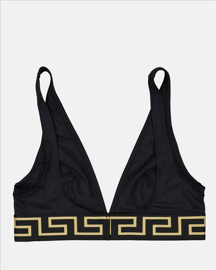 Moda praia Top de Bikini Versace Preto Femme