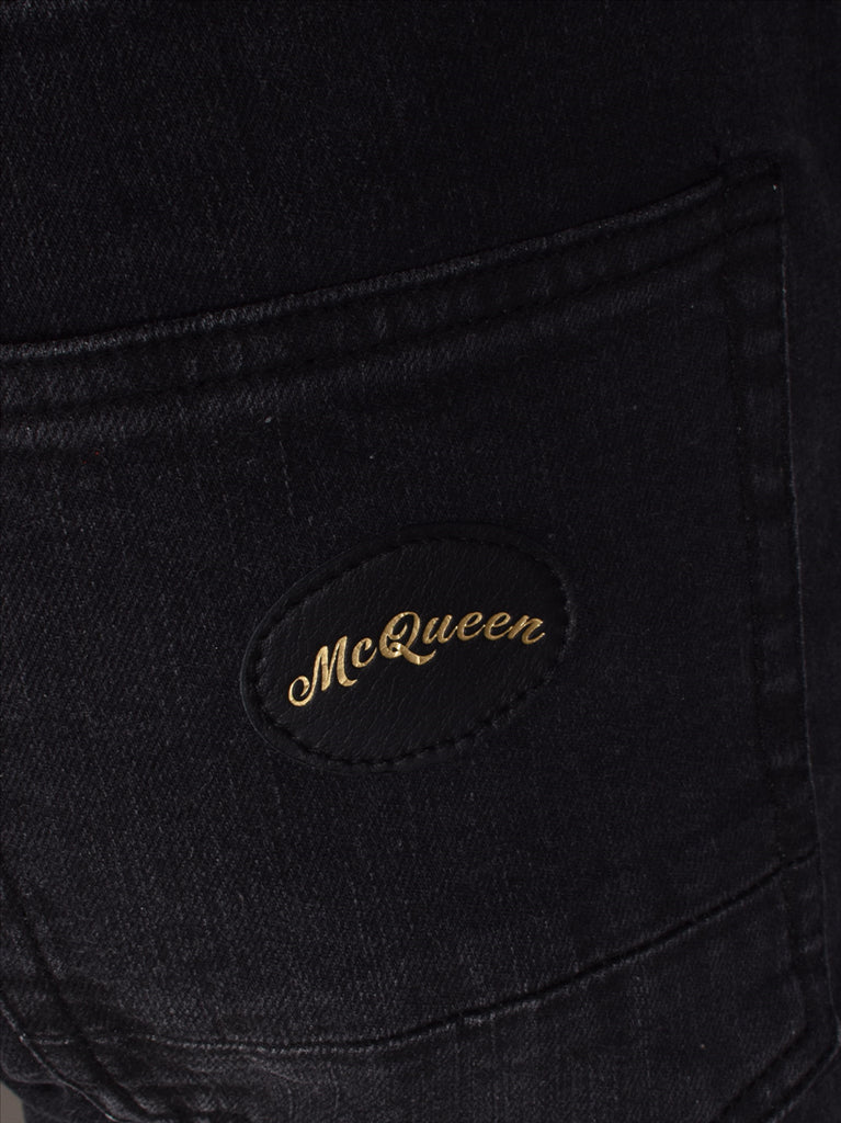 Pants Faded jeans Alexander McQueen Black Man