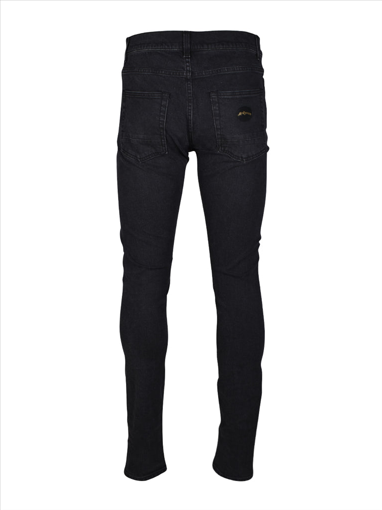 Pants Faded jeans Alexander McQueen Black Man