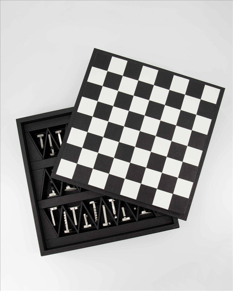 Lifestyle Jeu d'échecs Saffiano Prada Schwarz Unisex