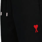 Calças Jogging en molleton Ami PARIS Preto Unissex
