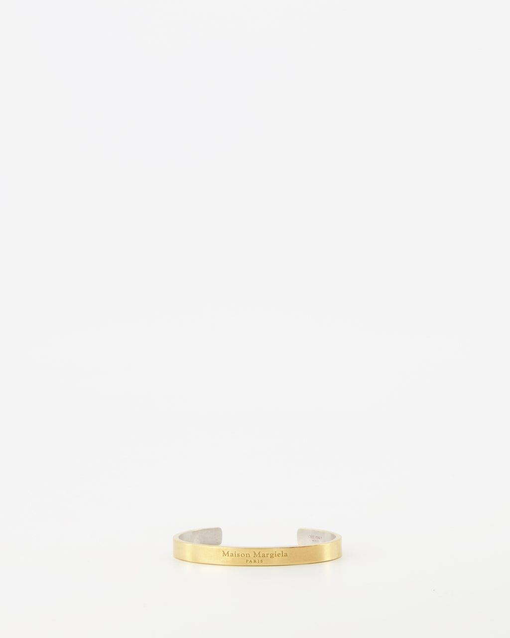 Jewelry Engraved bangle Maison Margiela Gold Women