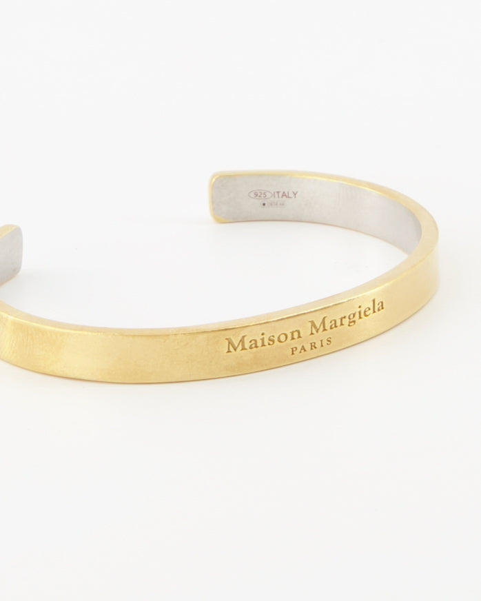 Jewelry Engraved bangle Maison Margiela Gold Women
