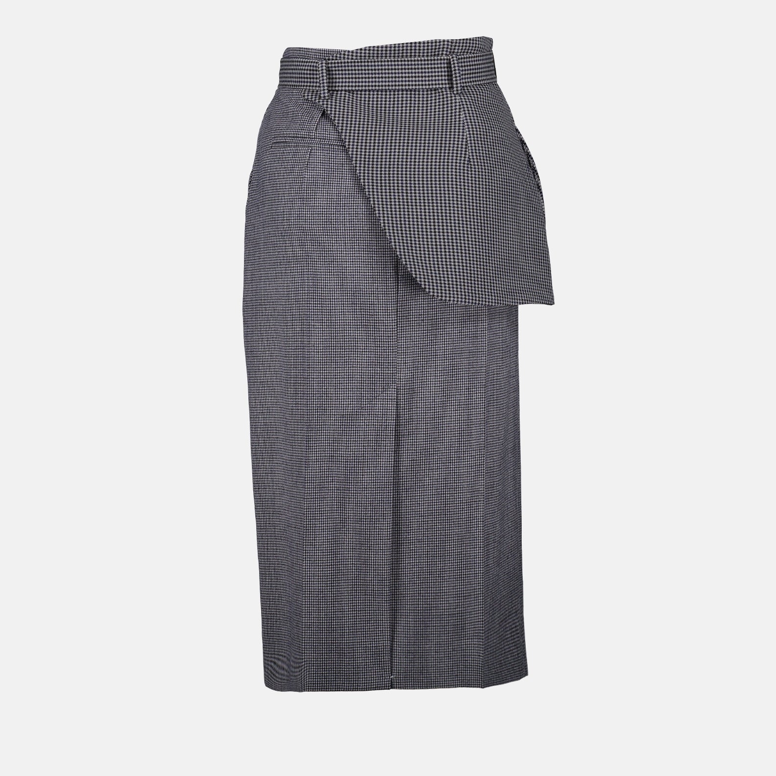 Röcke Jupe imprimée pied de poule Fendi Grau Femme