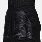 Jupes Jupe bi-matière Moncler Noir Femme
