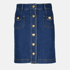 Faldas Jupe crayon en jean Moschino Azul Femme