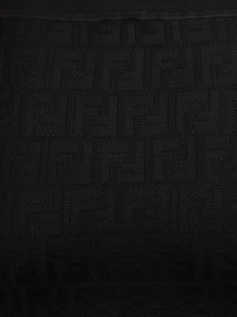 Saias Jupe crayon FF Fendi Preto Femme