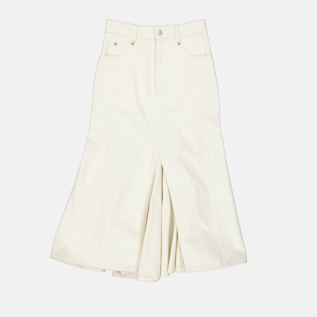 Skirts Denim skirt Alexander McQueen White Women