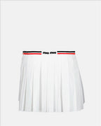 Röcke Jupe en popeline Miu Miu Weiß Femme