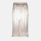 Skirts Satin Skirt Fendi Beige Women