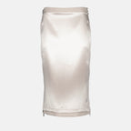 Skirts Satin Skirt Fendi Beige Women