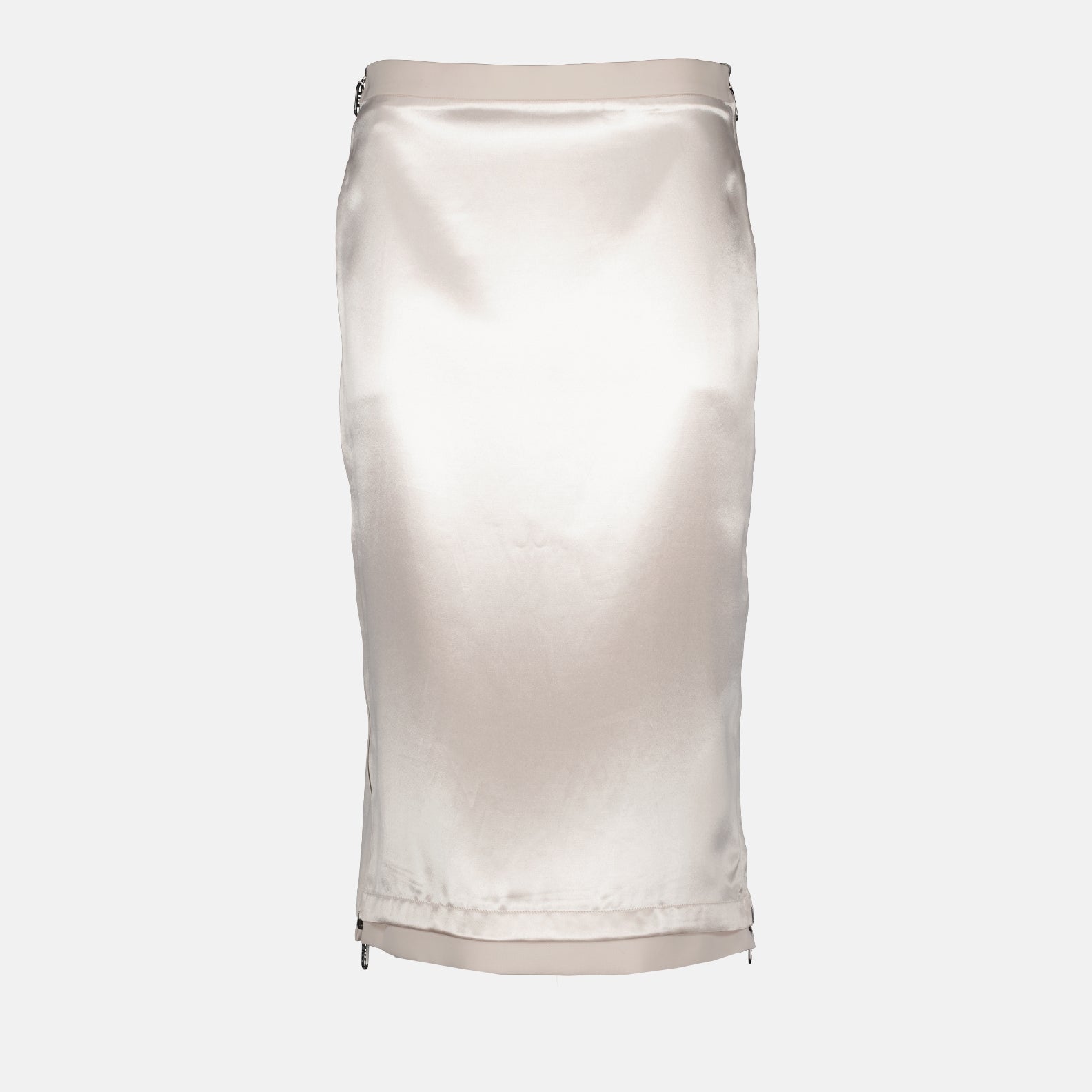 Skirts Satin skirt Fendi Beige Women