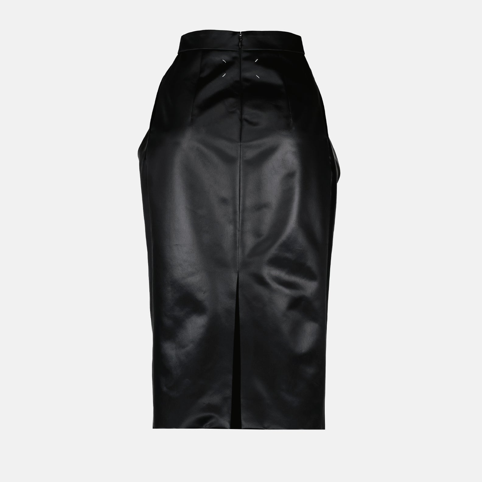 Röcke Jupe en satin chintz Maison Margiela Schwarz Femme