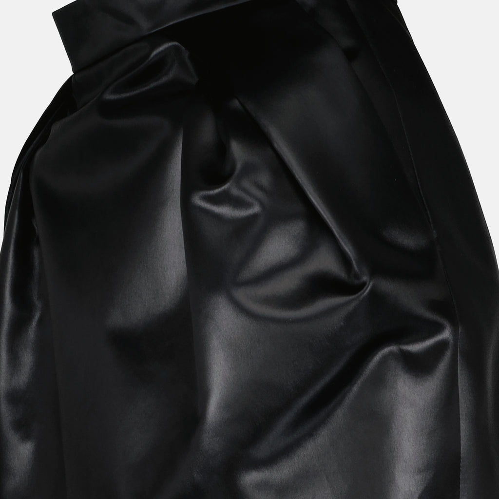 Röcke Jupe en satin chintz Maison Margiela Schwarz Femme