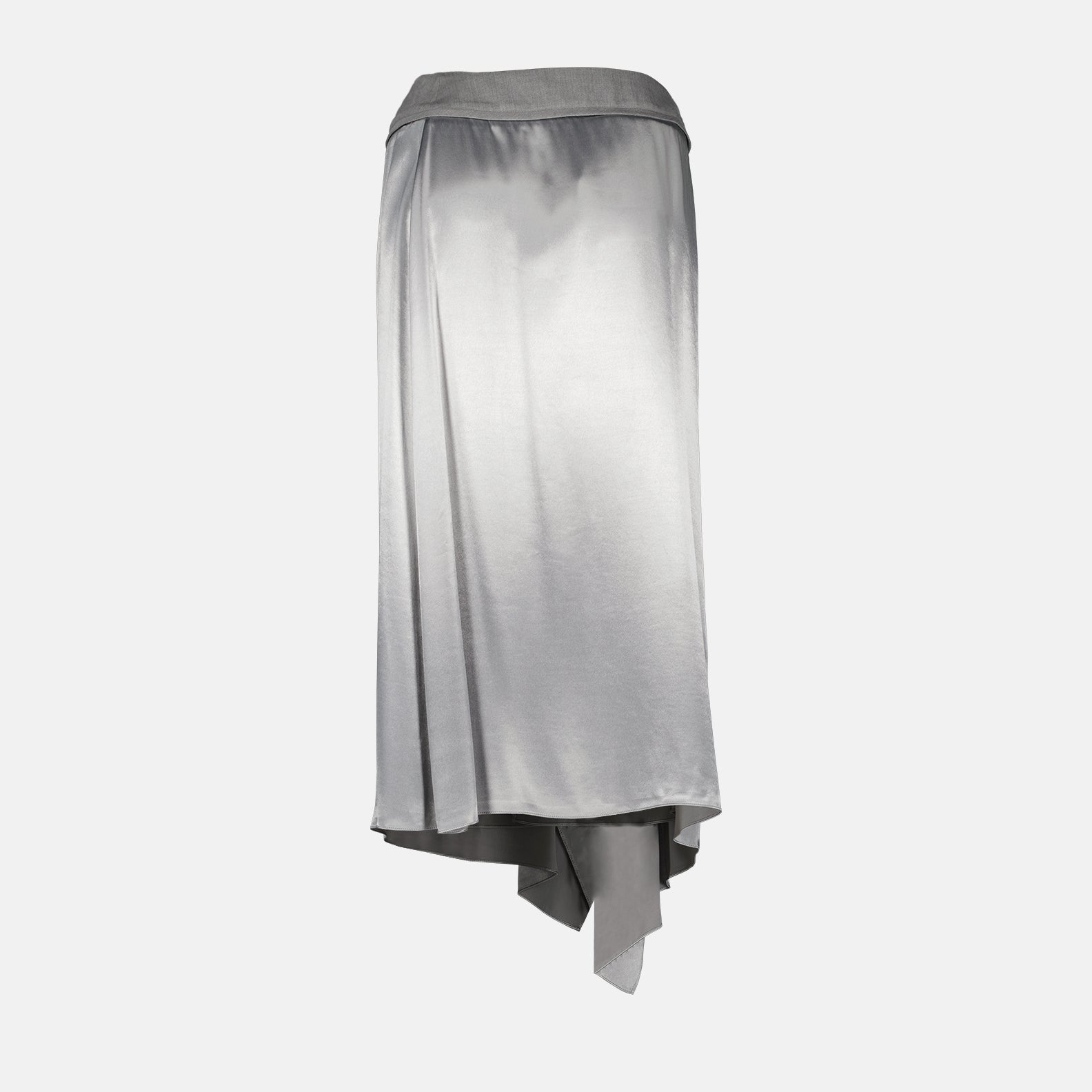 Skirts Satin Skirt Fendi Gray Women