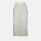 Jupe en similicuir noir