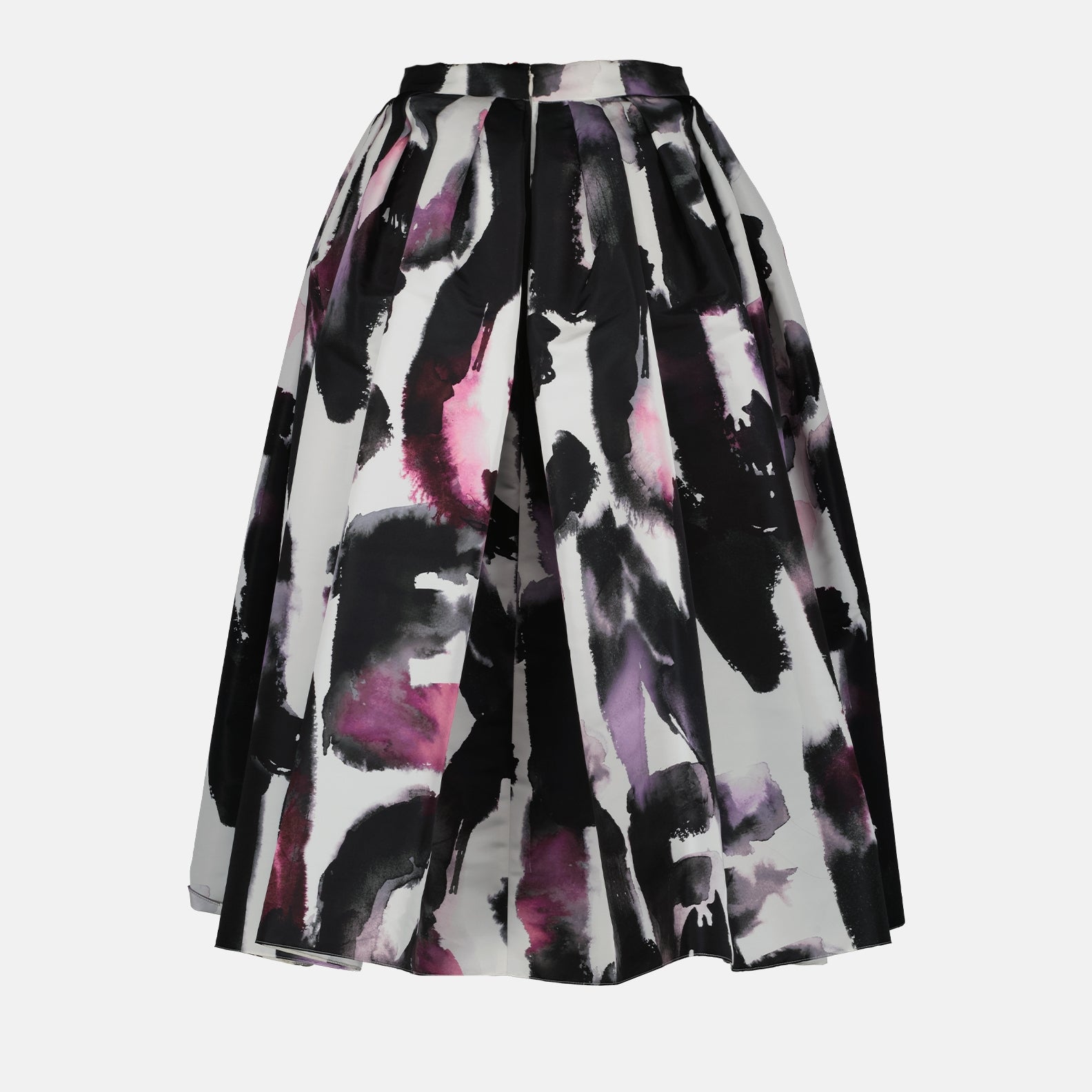 Skirts Watercolor Graffiti Skirt Alexander McQueen Black Women