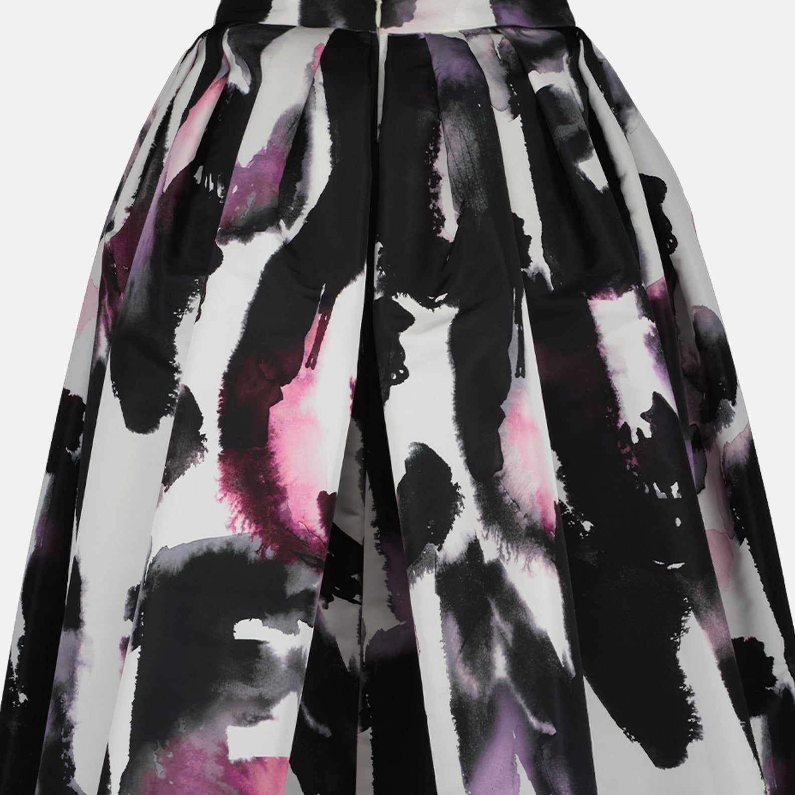 Skirts Watercolor Graffiti Skirt Alexander McQueen Black Women