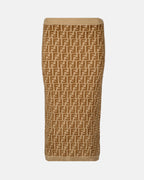 Röcke Jupe FF Fendi Beige Femme