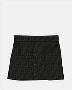 Bekleidung Jupe FF Fendi Schwarz Kinder