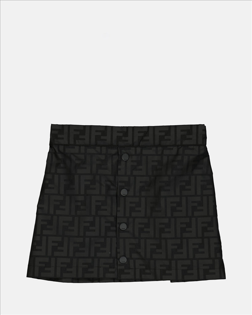 Bekleidung Jupe FF Fendi Schwarz Kinder