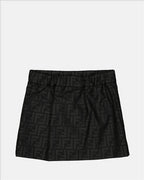 Bekleidung Jupe FF Fendi Schwarz Kinder