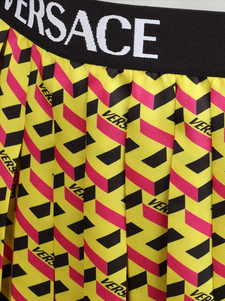 Vêtements Jupe Greca Versace Jaune Enfants