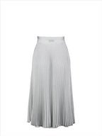 Röcke Jupe longue Prada Silber Femme
