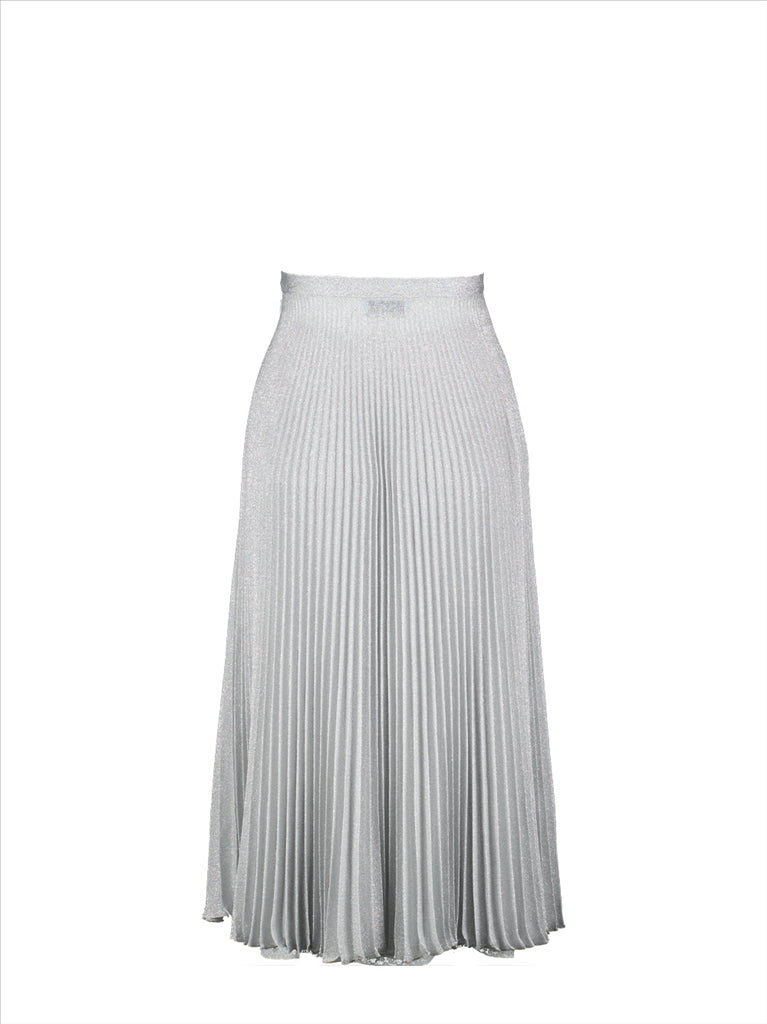 Röcke Jupe longue Prada Silber Femme