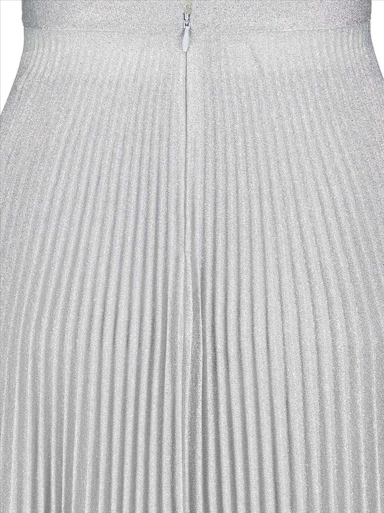 Röcke Jupe longue Prada Silber Femme