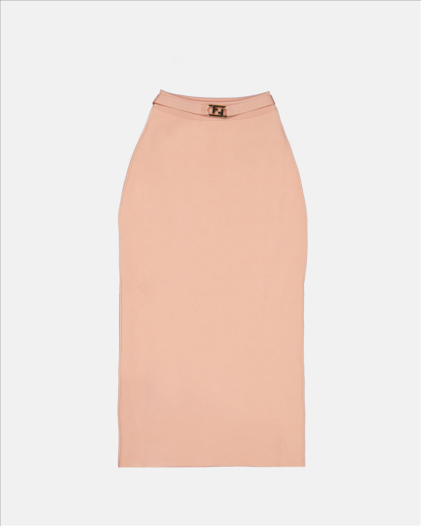 Röcke Jupe mi-longue fourreau Fendi Rosa Femme