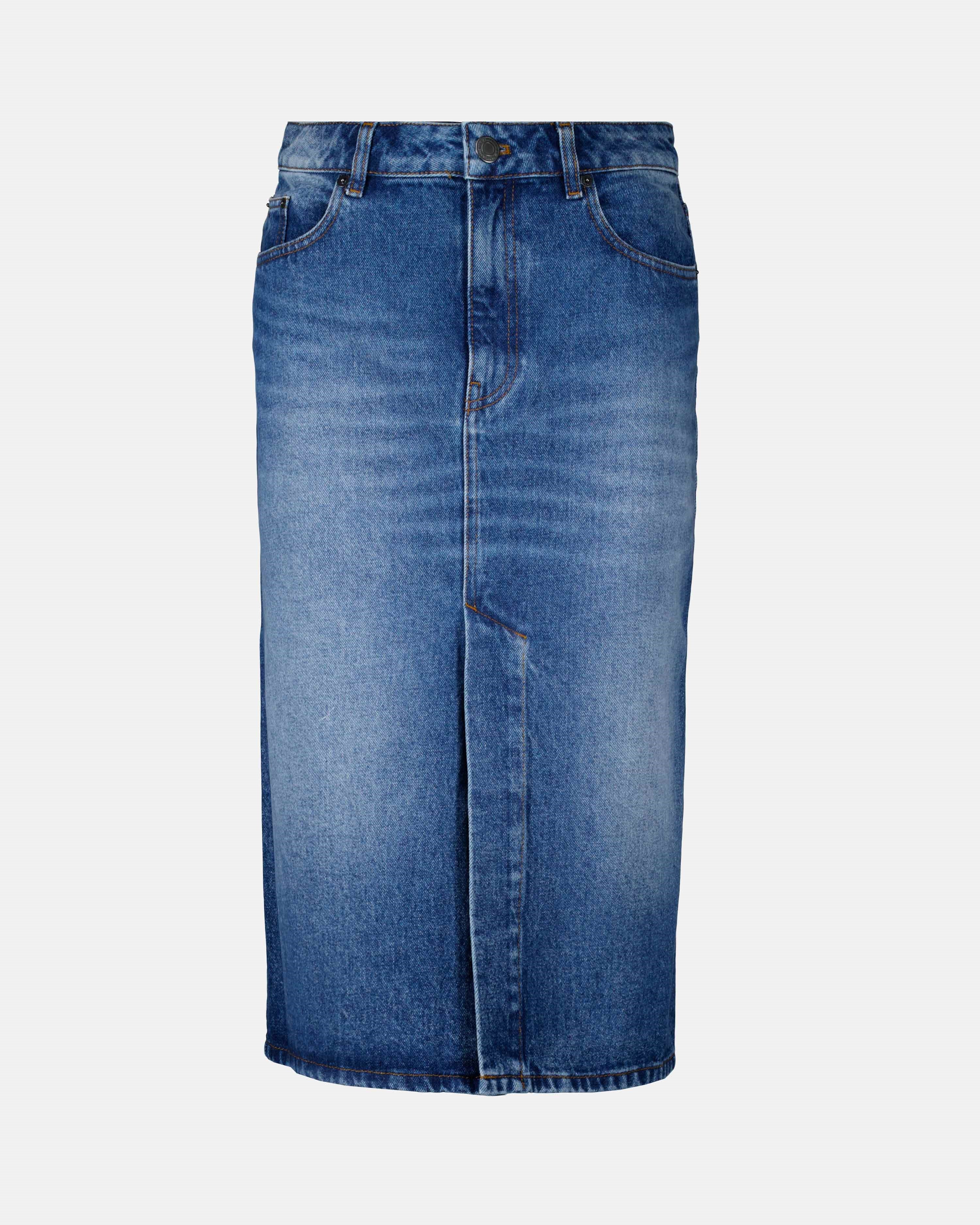 Röcke Jupe en denim Ami PARIS Blau Femme