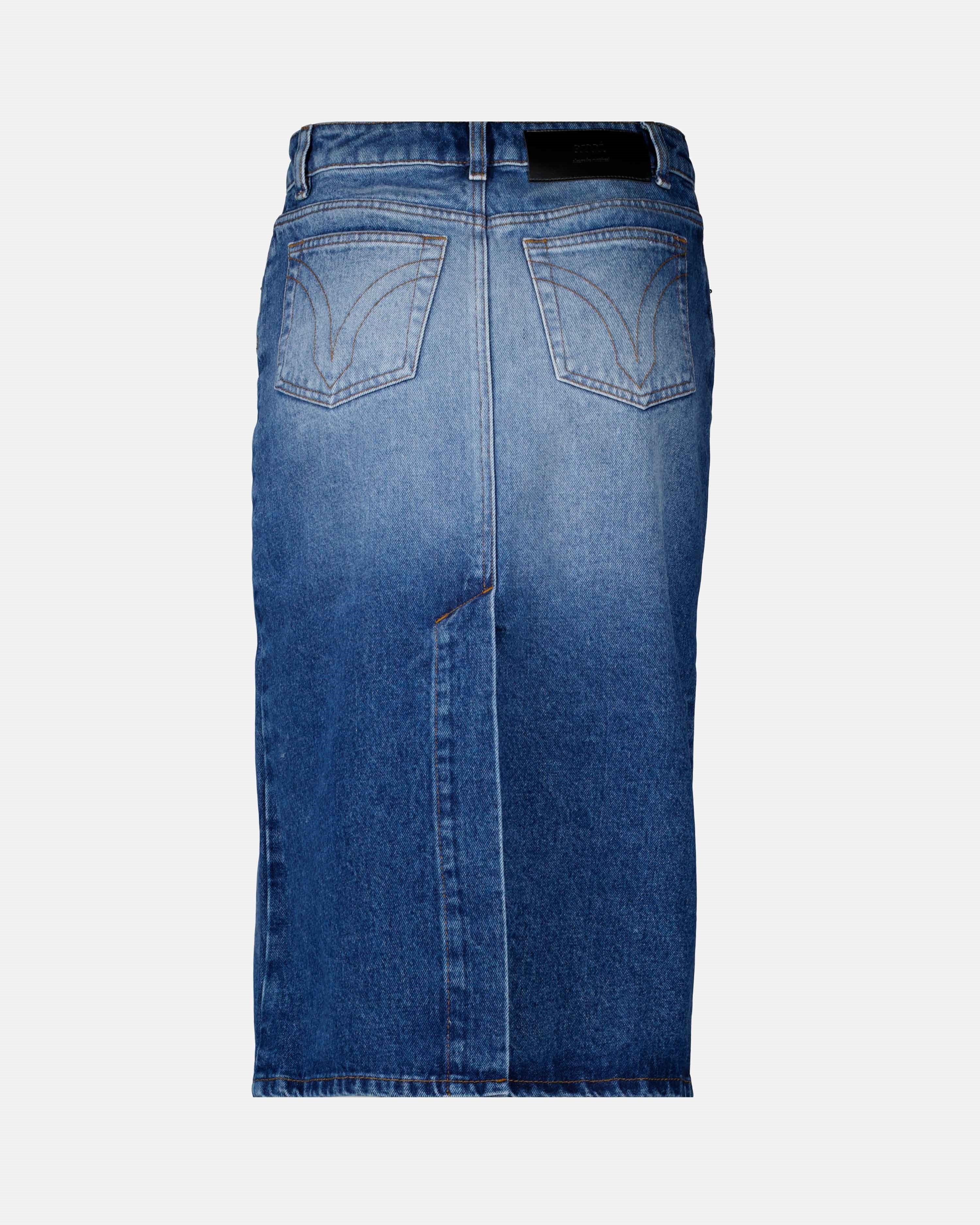 Röcke Jupe en denim Ami PARIS Blau Femme