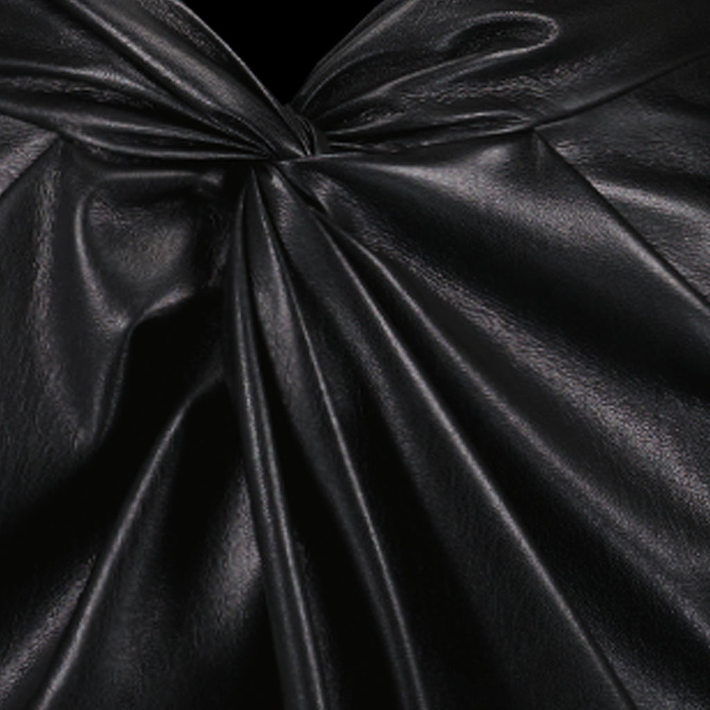 Röcke Jupe en similicuir MSGM Schwarz Femme