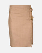 Gonne Gonna Midi Burberry Beige Donne