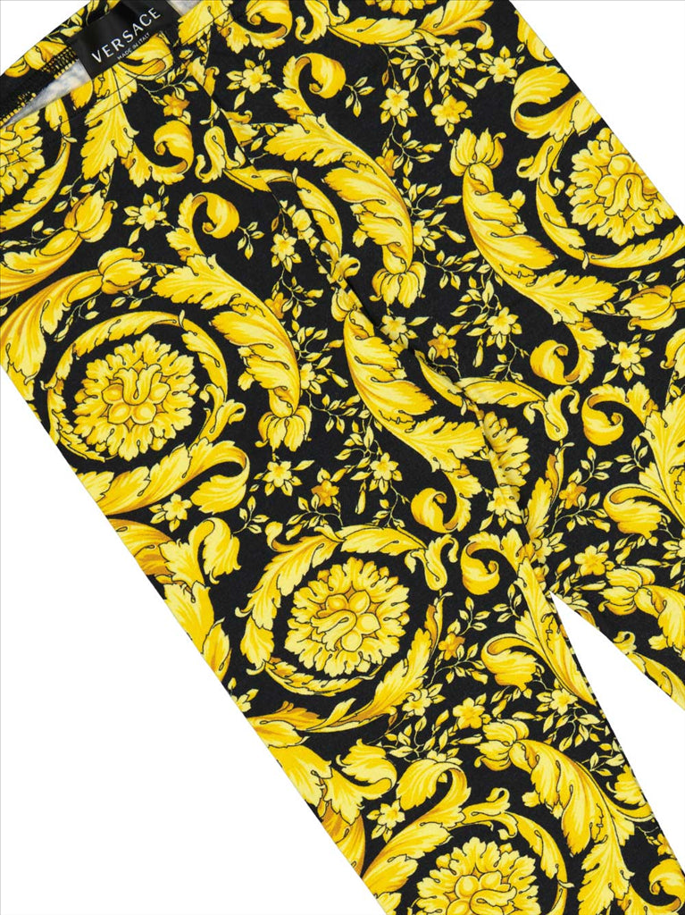 Clothing Barocco leggings Versace Gold Kids