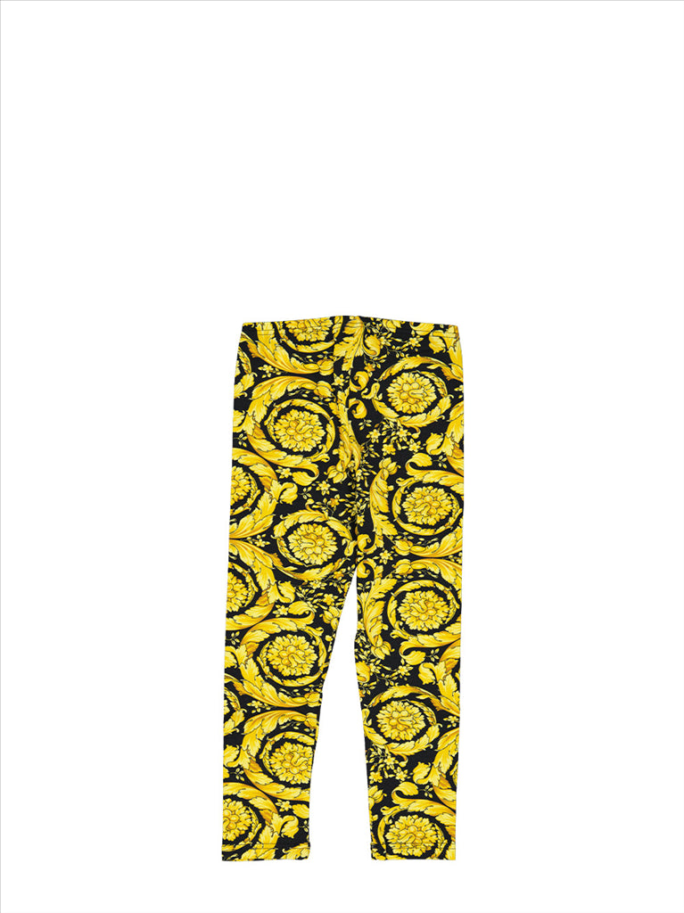 Clothing Barocco leggings Versace Gold Kids