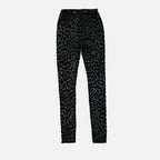 Pantalons Legging en velours Ami PARIS Noir Femme