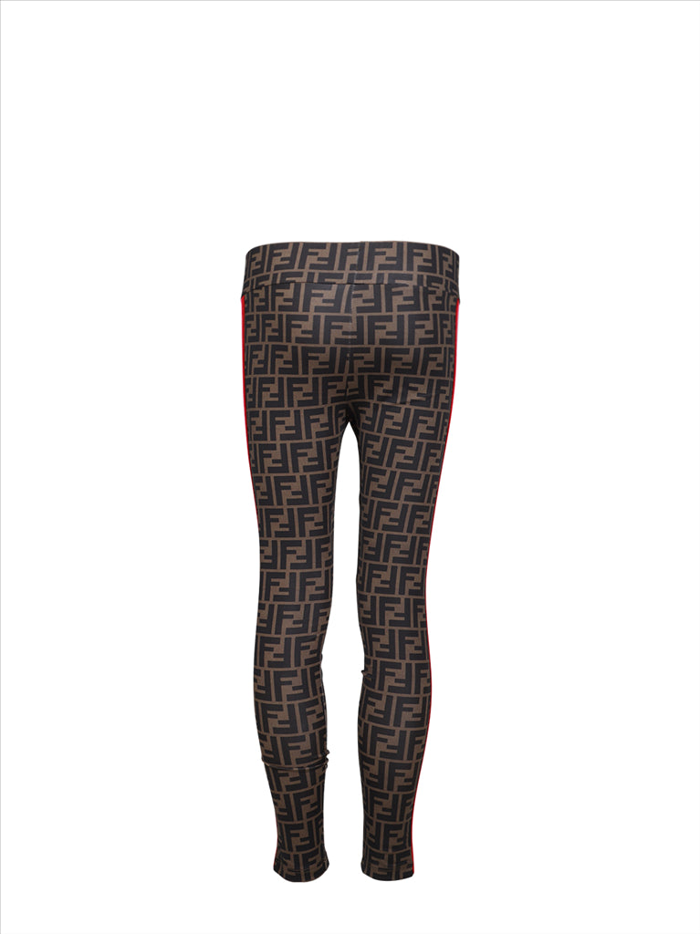 Clothing FF leggings Fendi Brown Kids