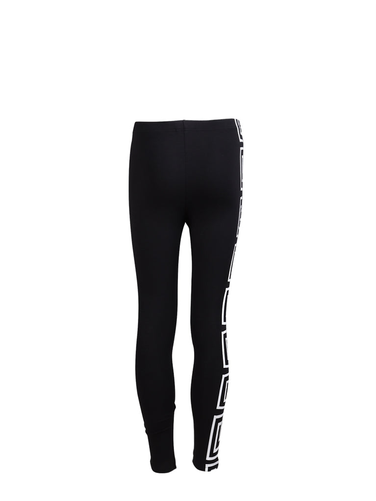 Bekleidung Legging Greca Versace Schwarz Mädchen (ab 3 Jahren)
