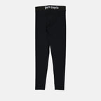 Hosen Legging à logo Palm Angels Schwarz Femme