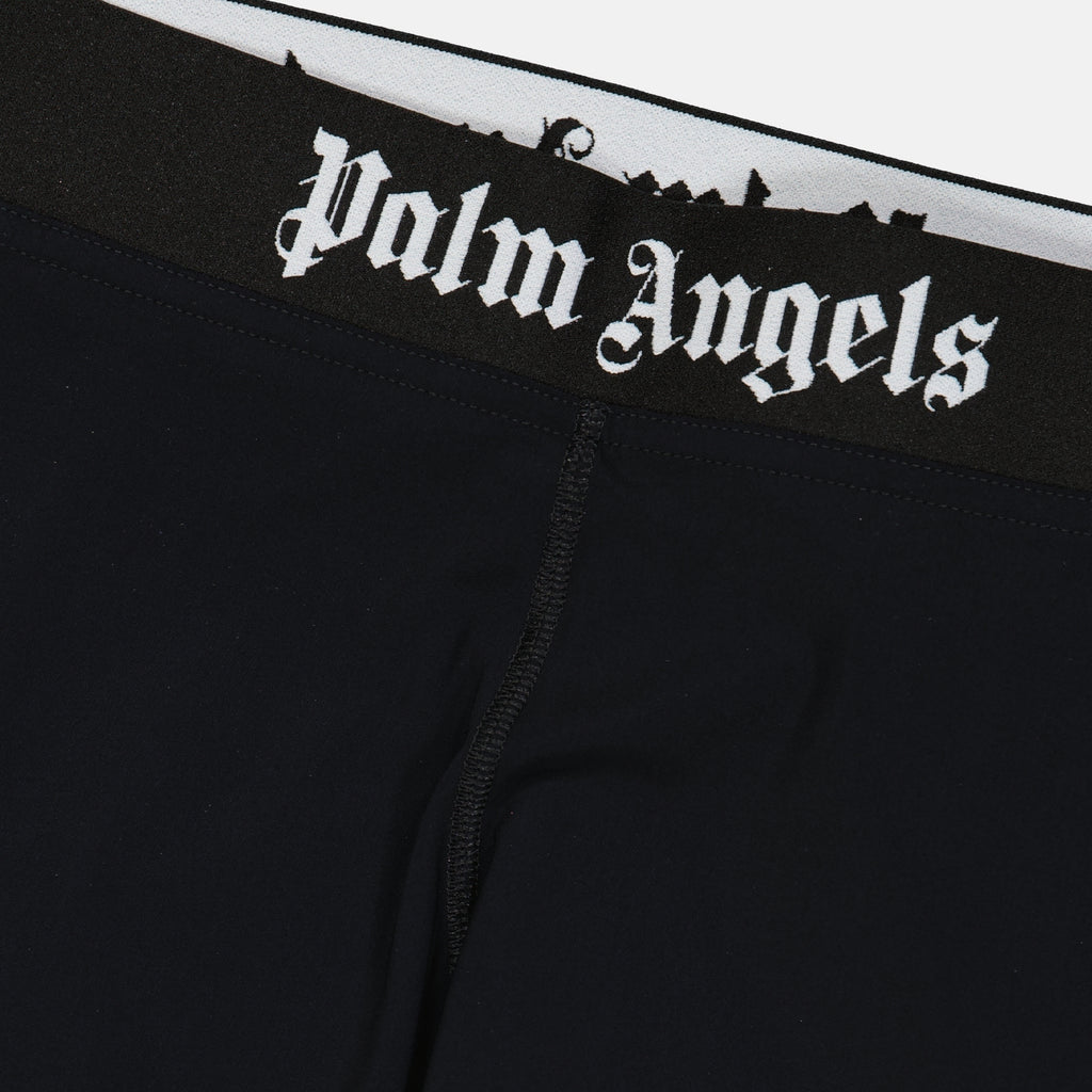 Hosen Legging à logo Palm Angels Schwarz Femme
