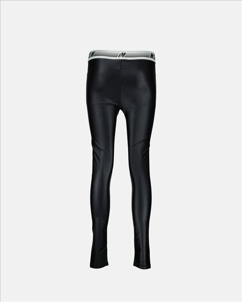 Hosen Legging à logo MSGM Schwarz Femme