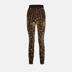 Hosen Legging léopard Dolce & Gabbana Braun Femme