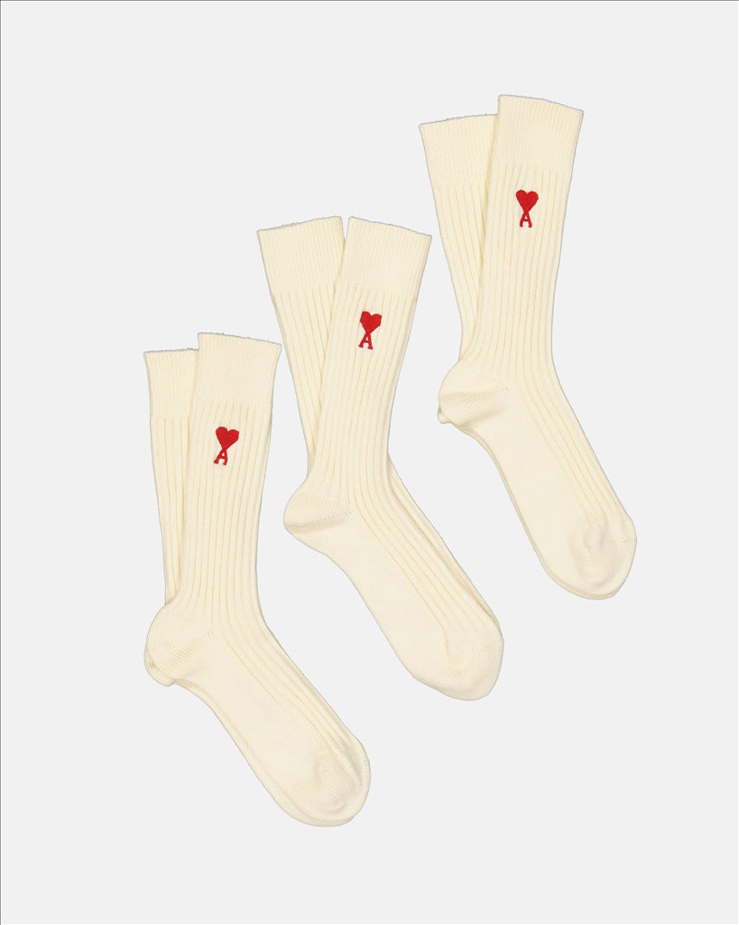 Sous-vêtements et homewear Lot de chaussettes Ami PARIS Beige Unisexe
