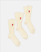Sous-vêtements et homewear Lot de chaussettes Ami PARIS Beige Unisexe